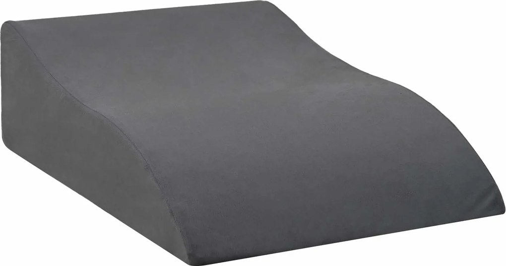 vidaXL Pillow pentru Picioare Gri 68 x 40 x 18 cm Spumă PU