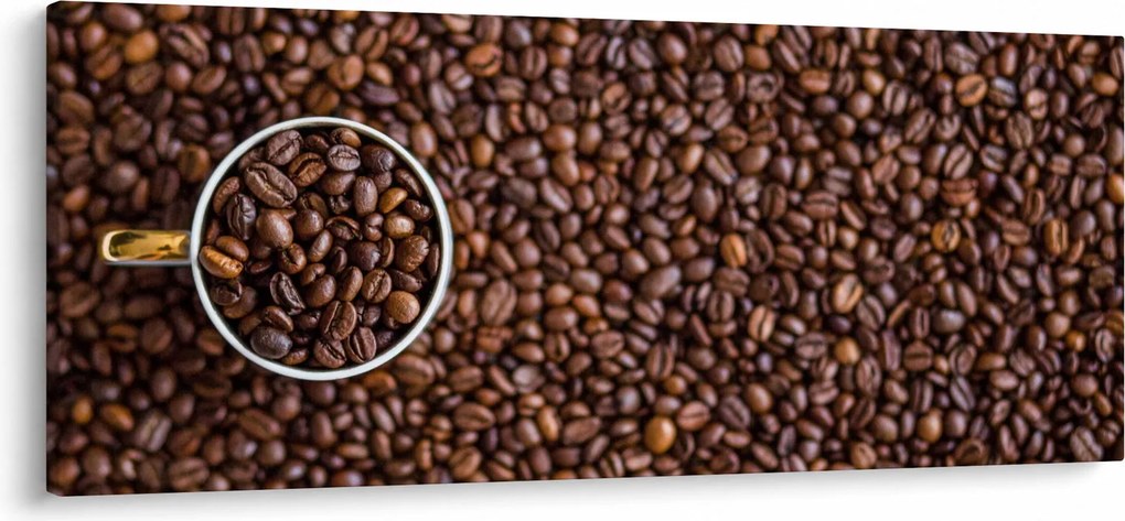 Tablou - boabe de cafea (120x50 cm)