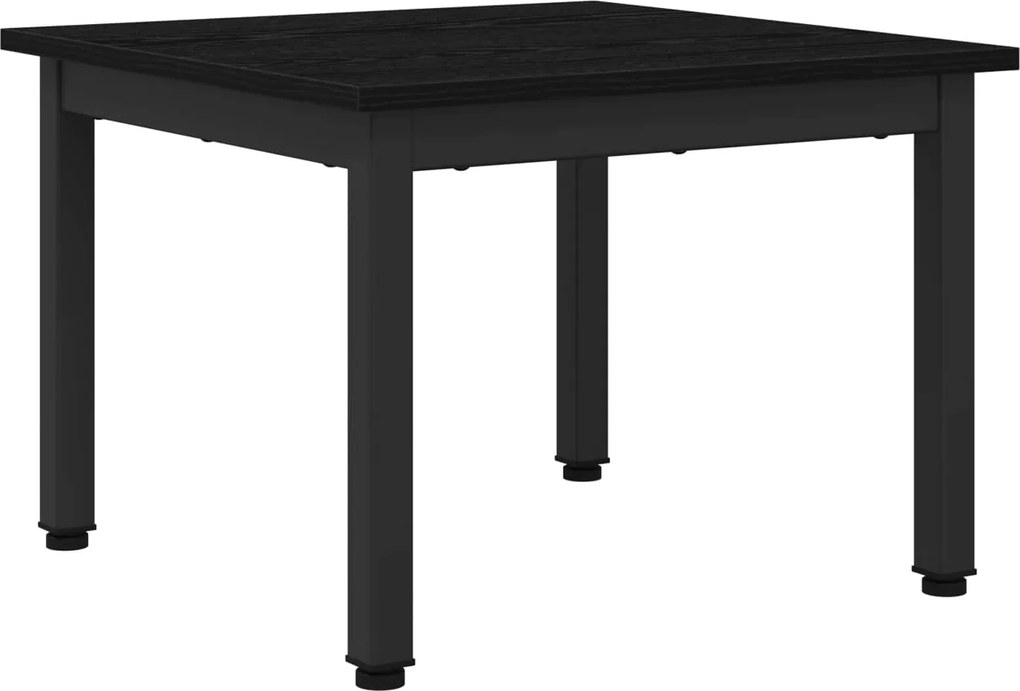 vidaXL Masă de cafea Stejar Negru 50 x 50 x 36 cm Lemn compozit