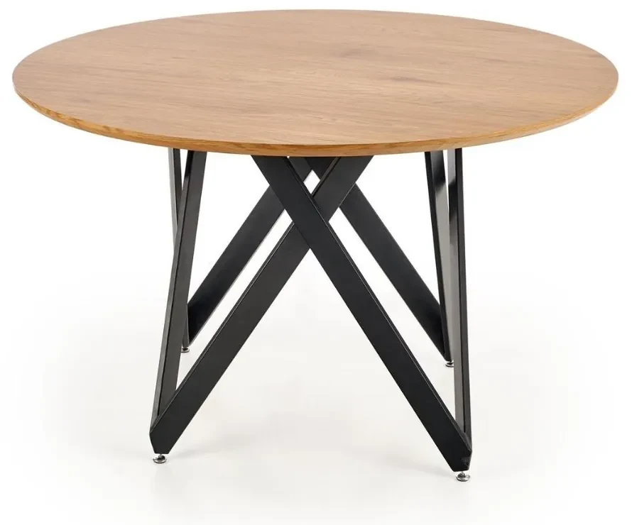 Masa de bucaterie Mozambic, stejar auriu / negru