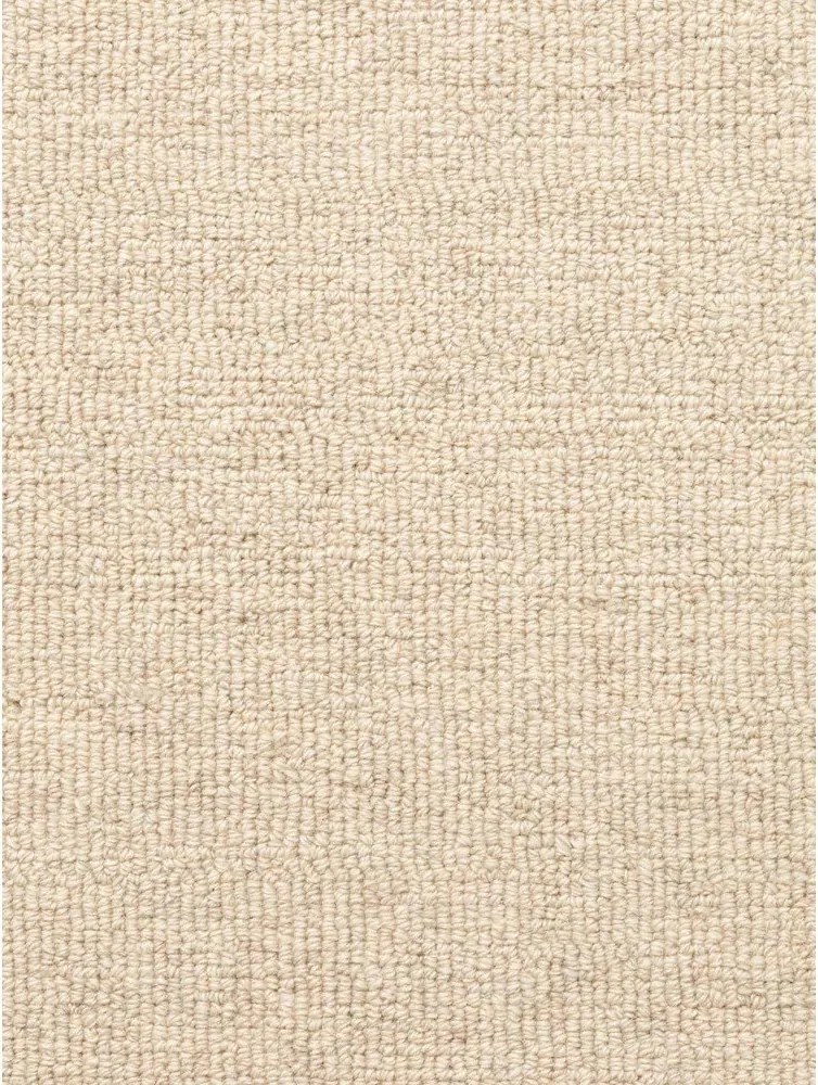 Covor bej țesut manual din lână 140x200 cm Puristic Knots – Elle Decoration