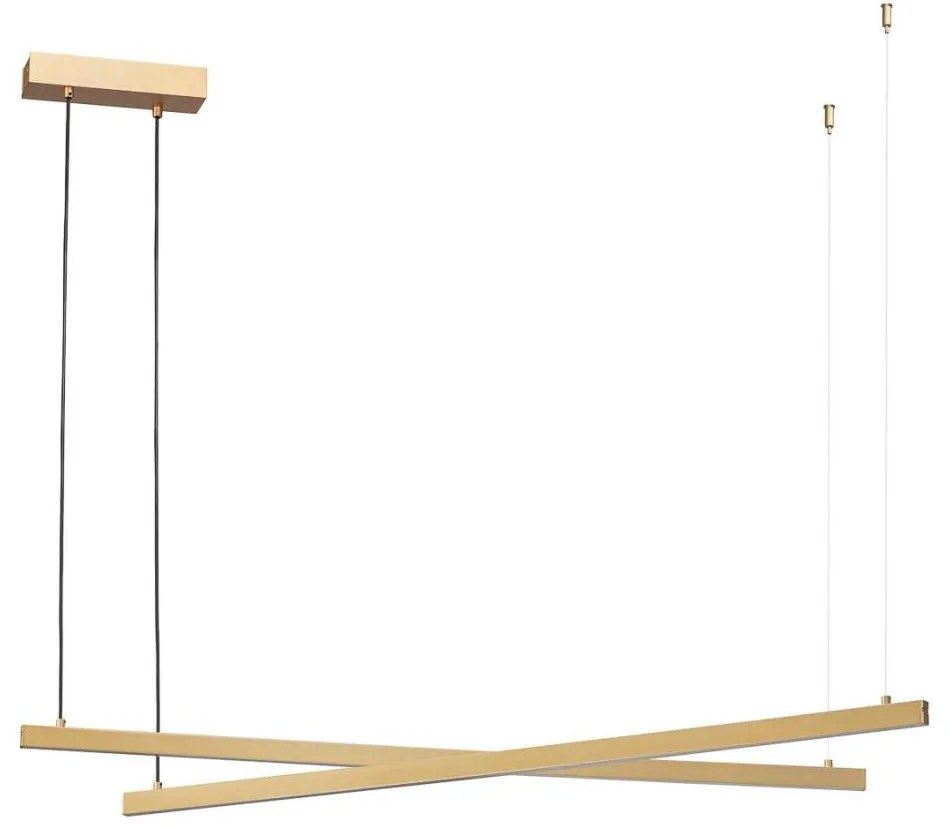 Lustră LED pe cablu Argon 8839 MIAMI LED/74W/230V 3000K auriu