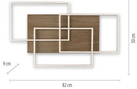 Lustră LED aplicată dimabilă PALMA 3xLED/12W/230V Paul Neuhaus 8330-79 + telecomandă