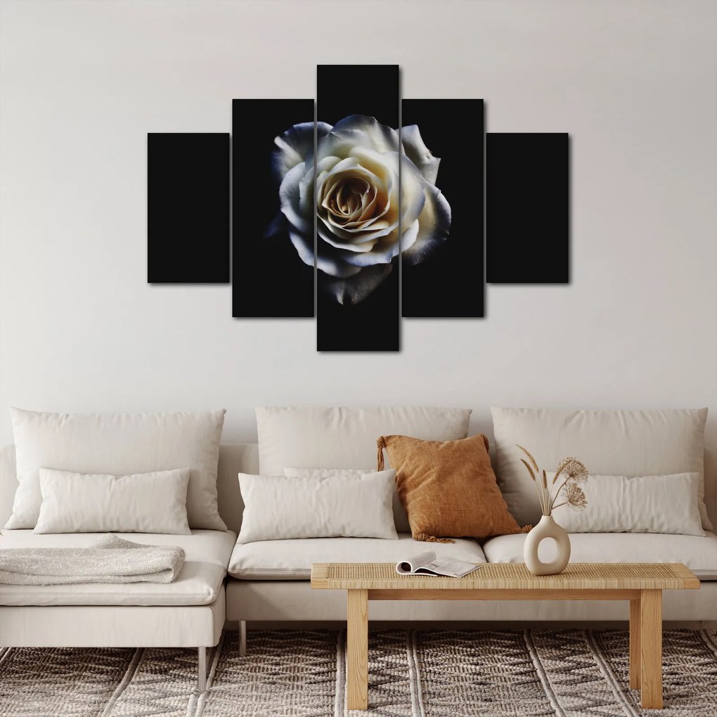 Tablou cu trandafir alb (150x105 cm)