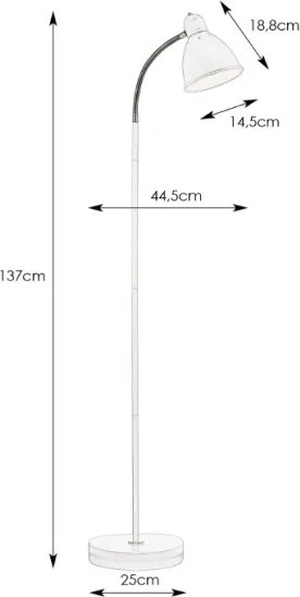 Markslöjd 104841 - Lampadar NITTA 1xE27/60W/230V