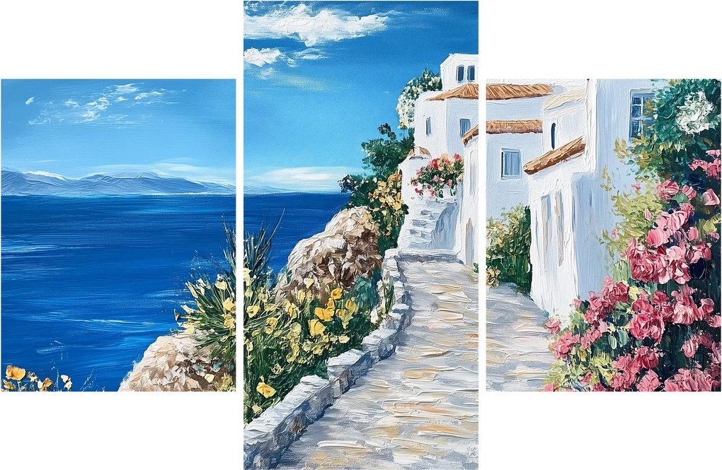 Tablou - Alee lângă mare (90x60 cm)