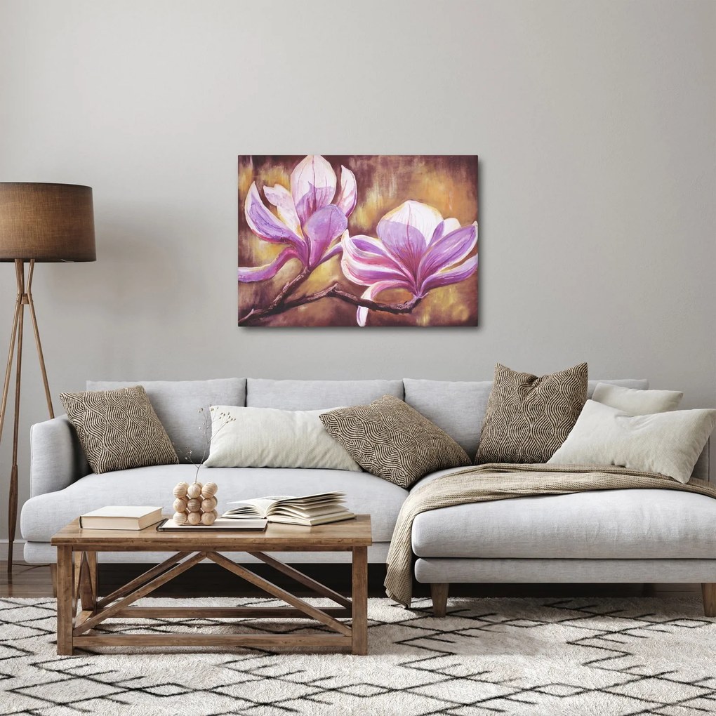Tablou - Flori de magnolie (70x50 cm)