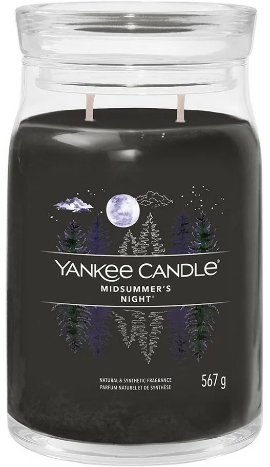 Lumânare parfumată mare Yankee Candle SignatureMidsummer’s Night, 567 g, L