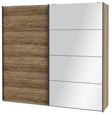 Dulap cu oglindă OREN 220x210 cm, finisaj stejar Artisan