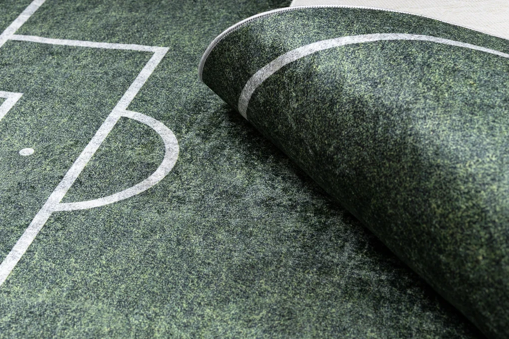 BAMBINO 2138 covor lavabil Teren, fotbal pentru copii anti-alunecare - verde