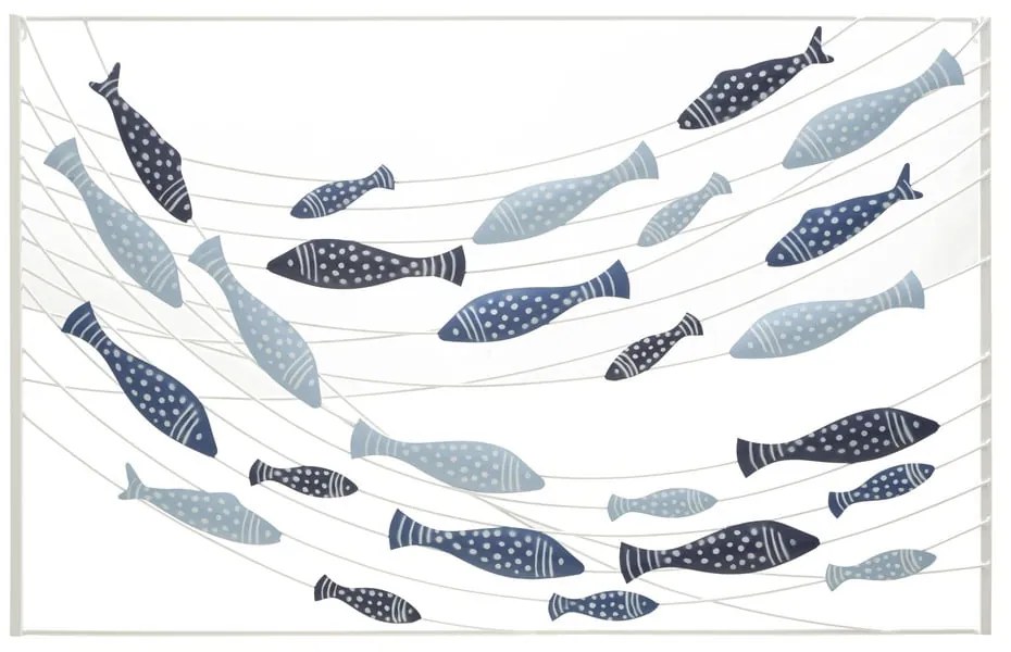 Decorațiune de perete din metal 96,5x61 cm Pesci – Mauro Ferretti