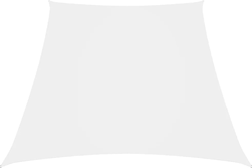 vidaXL Parasolar, alb, 3/5x4 m, țesătură oxford, trapez