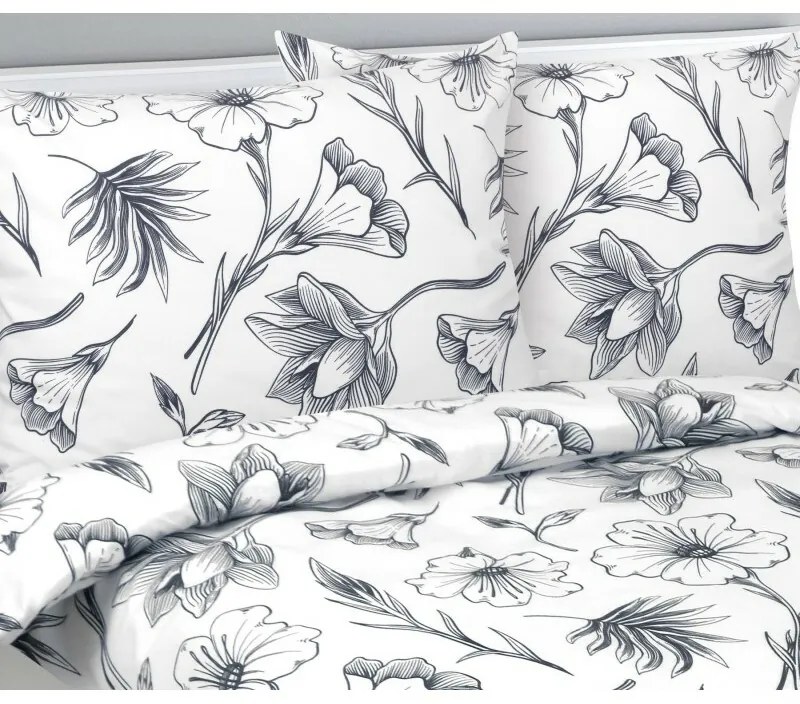 Bellatex Lenjerie de pat din flanel Ibišek, 140 x 220 cm, 70 x 90 cm