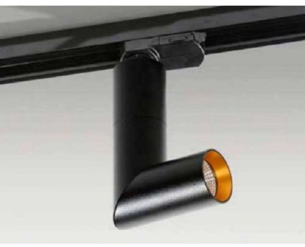 Spot LED directionabil pe sina SANTOS TRACK negru ZZ AZ2924