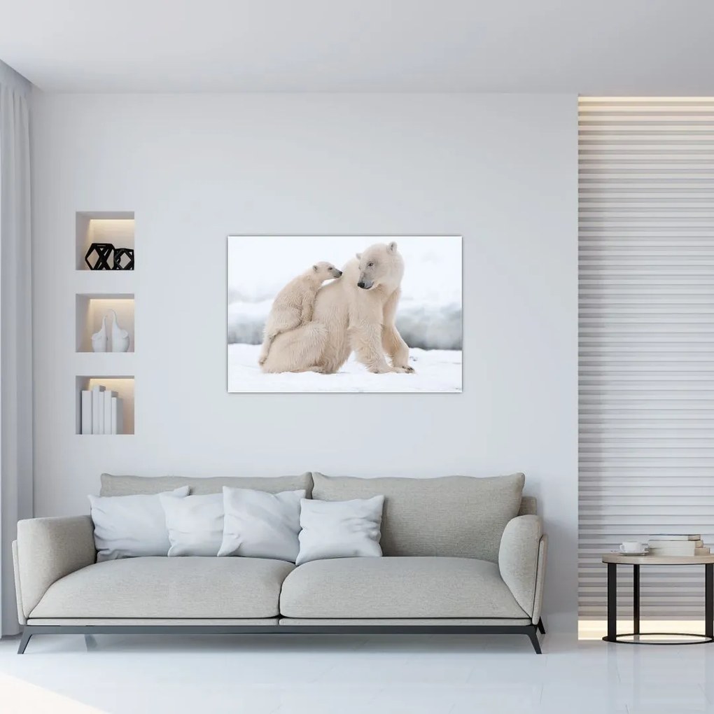Tablou - Urs polar (90x60 cm)