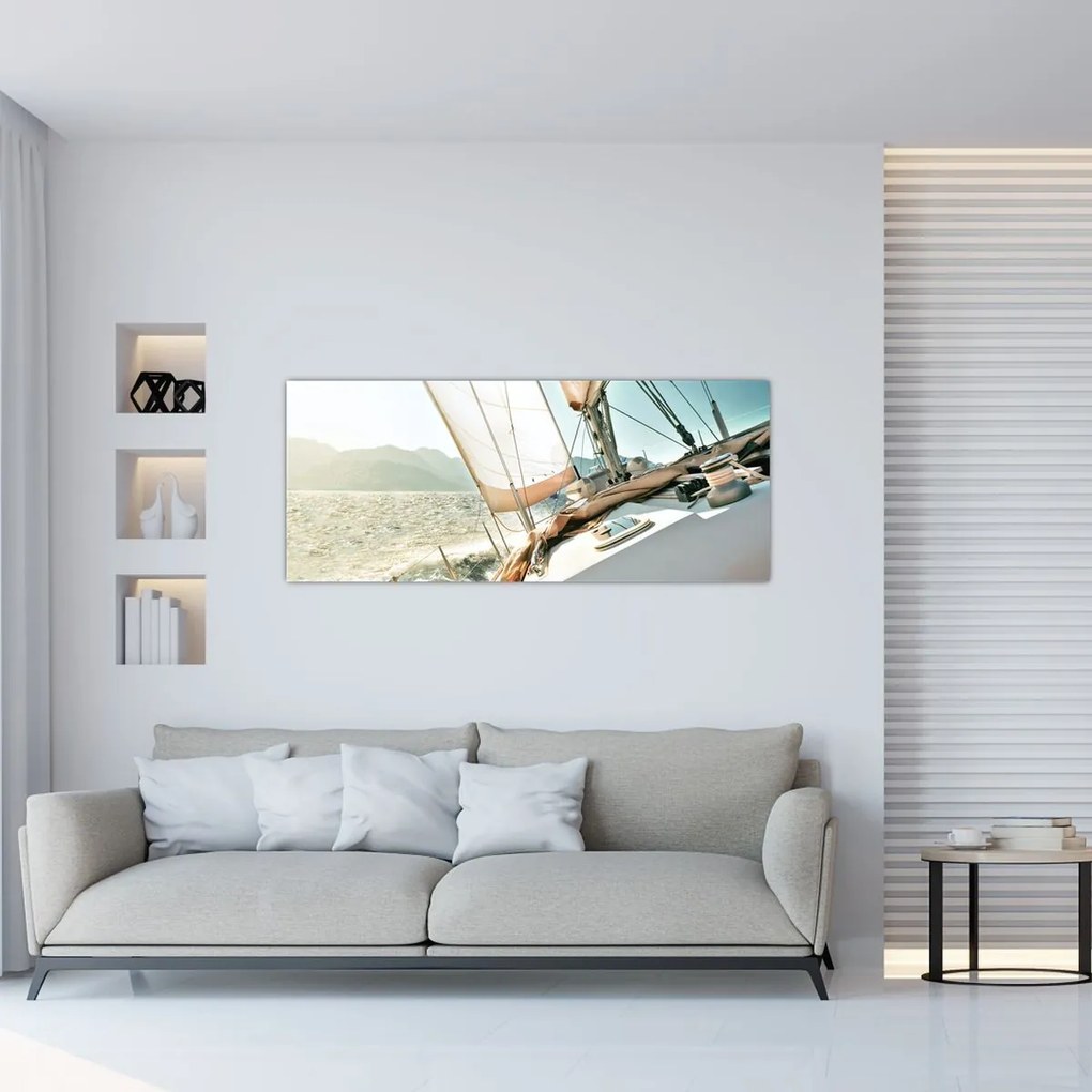 Tablou - Yacht (120x50 cm)