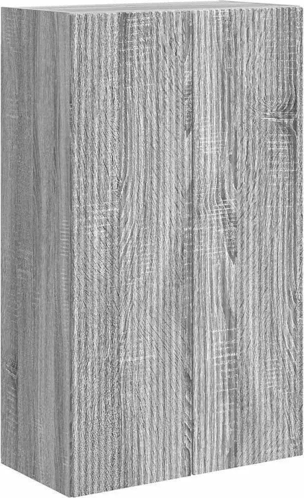 vidaXL Dulap TV de perete Gri Sonoma 59,5 x 31 x 100 cm Lemn compozit