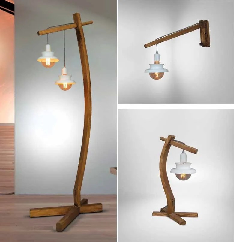 Aplica de perete design rustic-industrial HL-305W NORIO 77-3137 HL