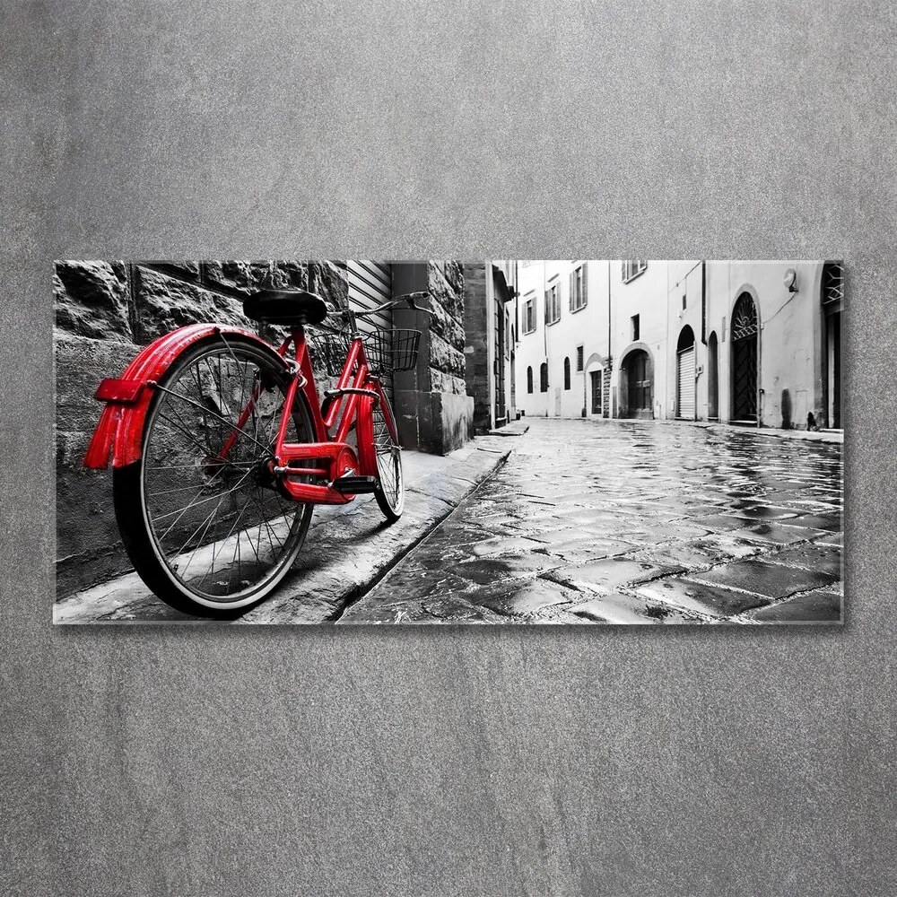 Tablou acrilic Bicicletă roșie