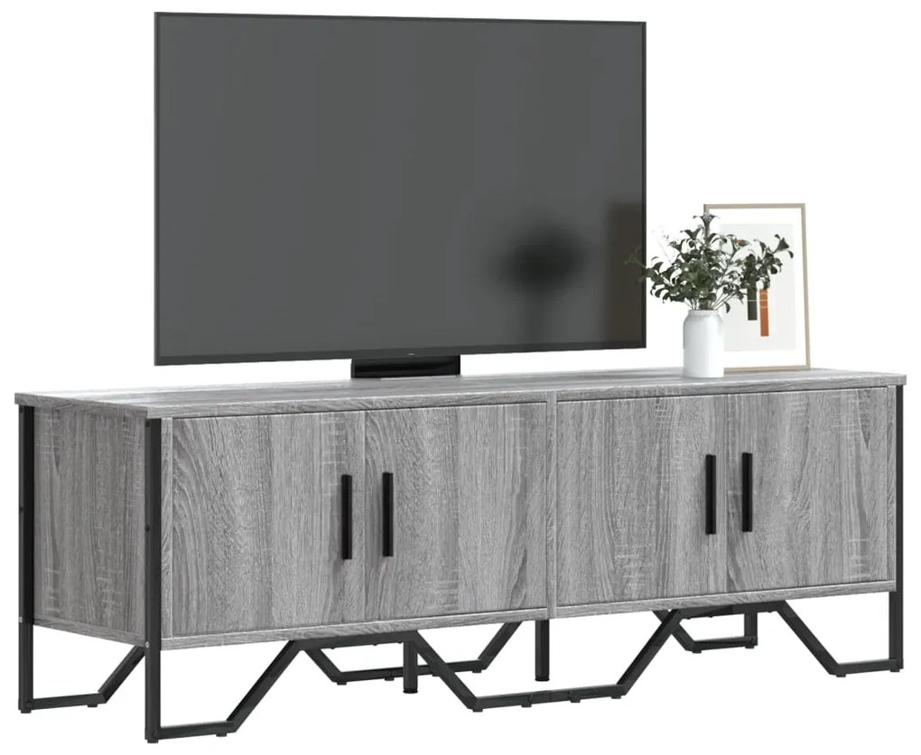 vidaXL Dulap TV, gri sonoma, 122x34x41 cm, lemn prelucrat