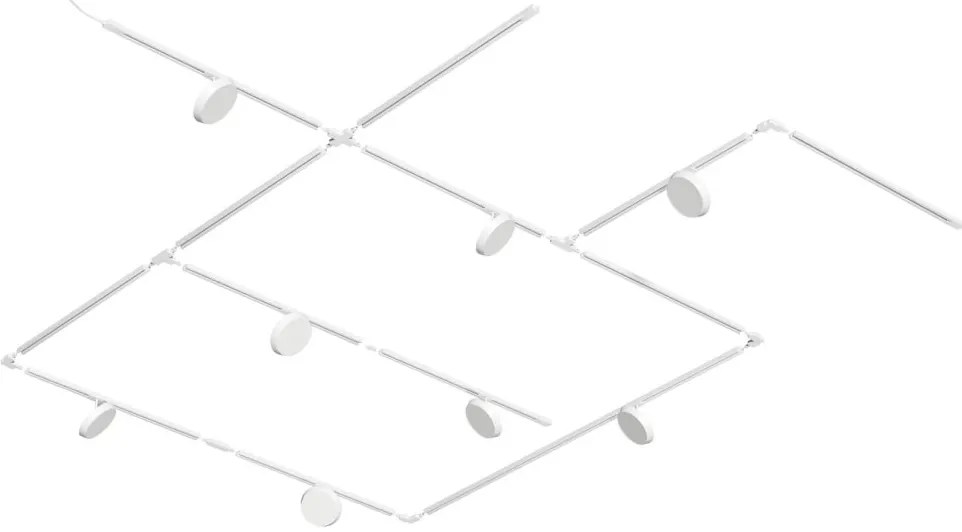 Accesoriu, Spot LED directionabil Diskie alb, pentru sina Nordlux Link