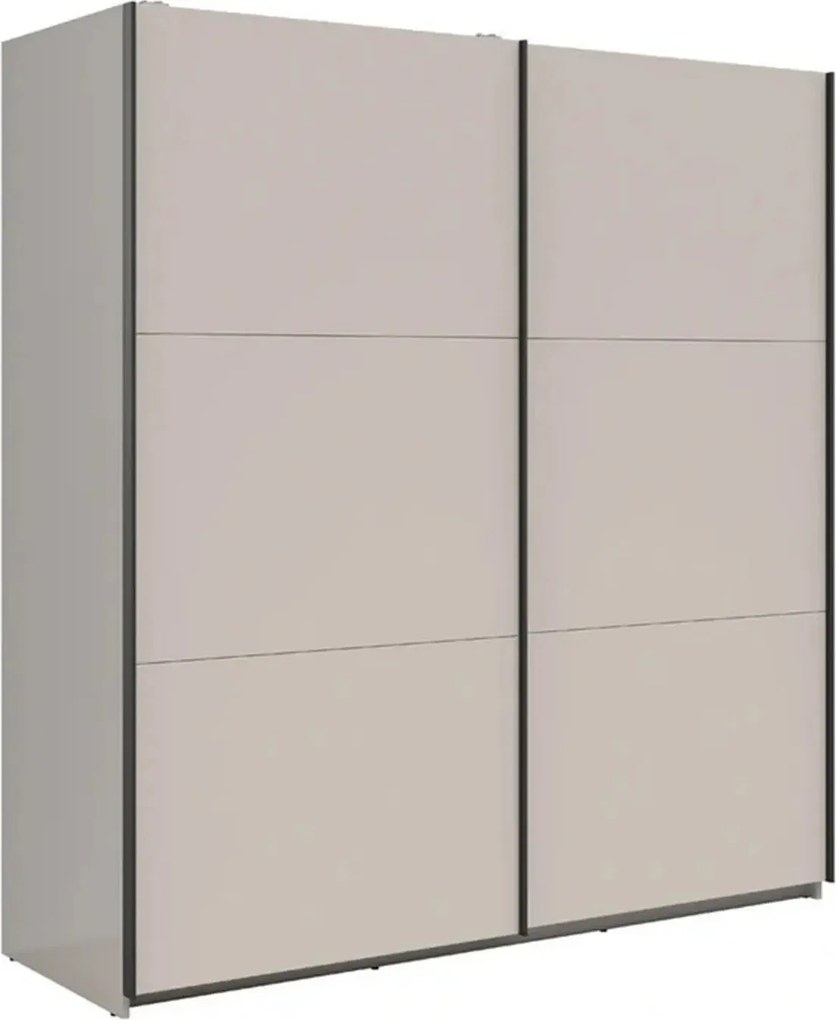 Dulap TETRIX, casmir, PAL, cu 2 usi, 183x60x196 cm
