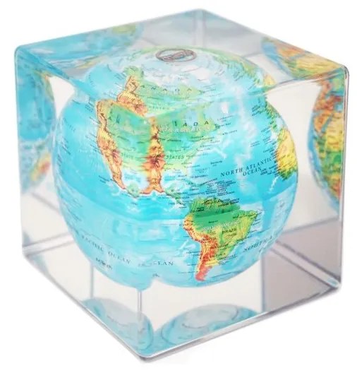 Glob solar rotativ Mova cube