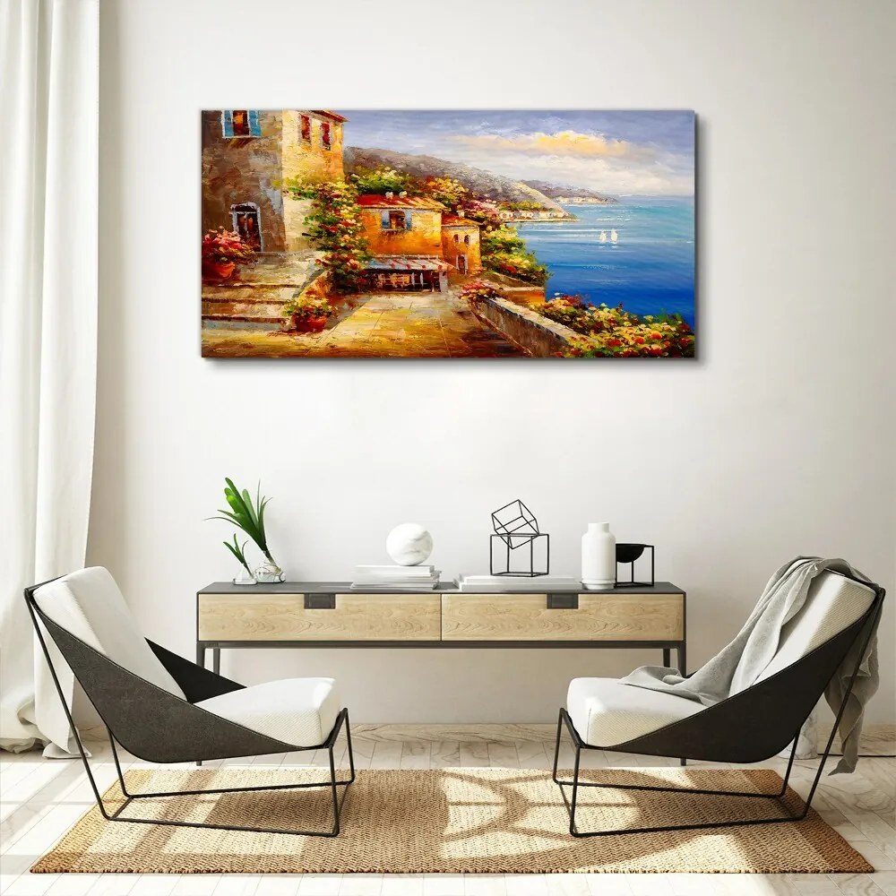 Tablou canvas Oraș Coasta Mării Flori