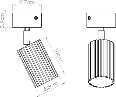 Brilagi - Spot CRESTO 1xGU10/10W/230V maro