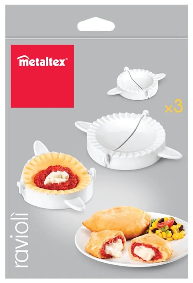 Set 3 forme pentru ravioli Metaltex