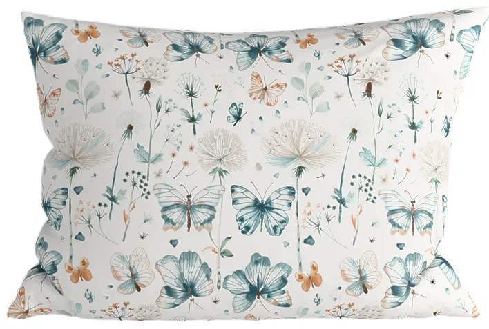 Set 2 bucati fete de perna decorative ELIVINE 40x60 cm, alba