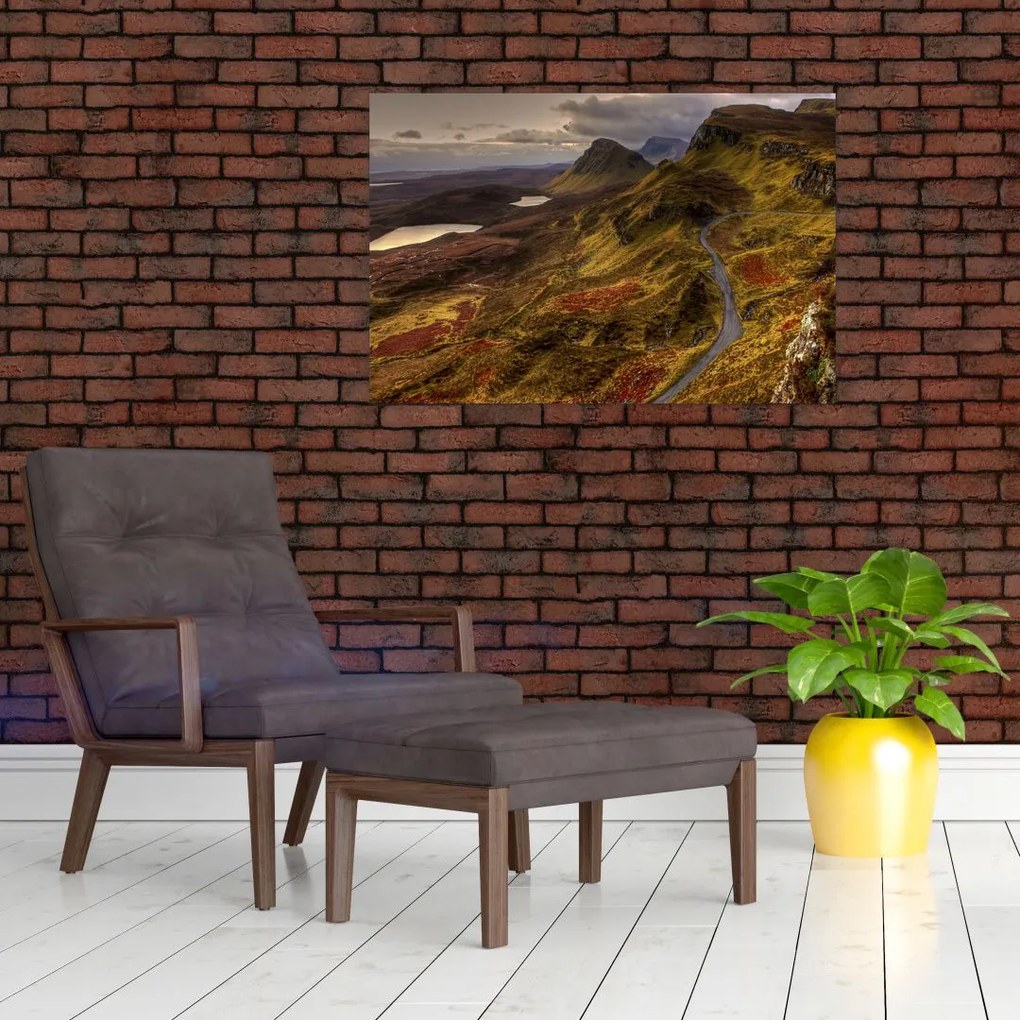 Tablou cu munții din Scoția (90x60 cm)