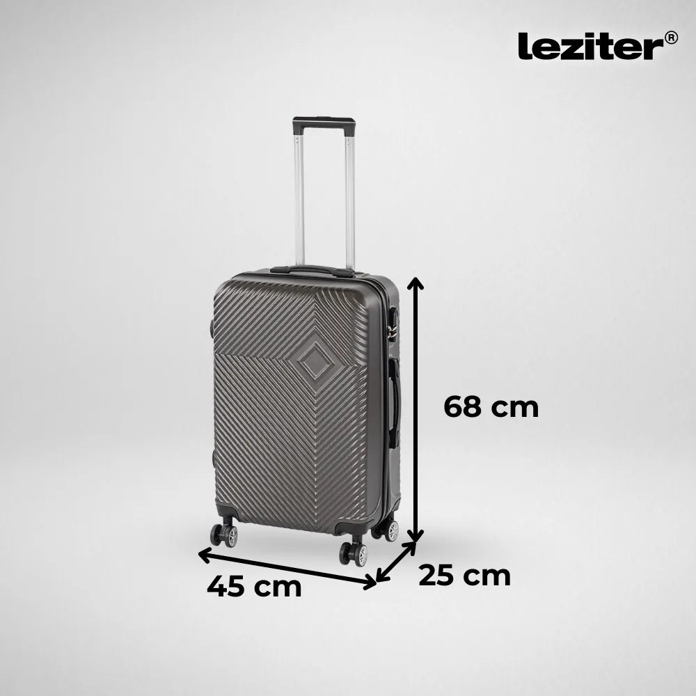 TraveLux Pro XV gurulós bőrönd szett szürke
