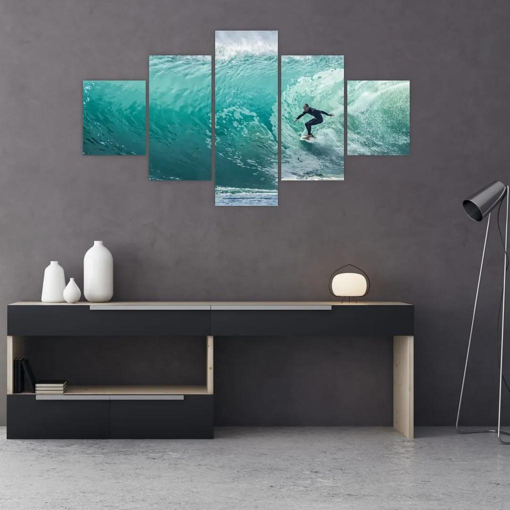 Tablou cu surferi (125x70 cm), în 40 de alte dimensiuni noi