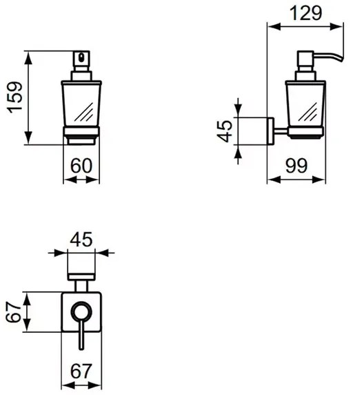 Dozator sapun lichid Ideal standard IOM E2252AA