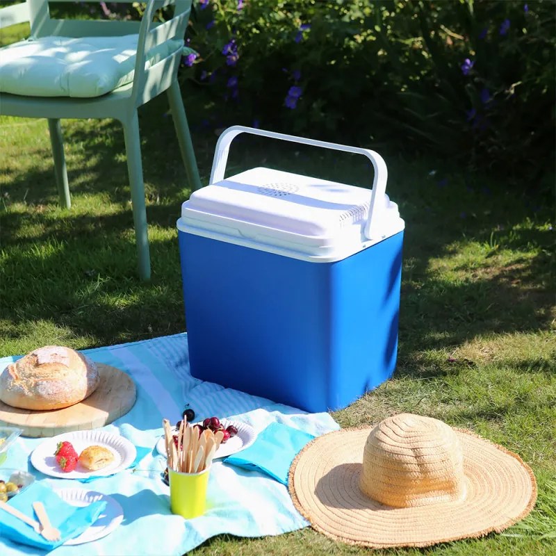 Lada frigorifica ATLANTIC, 18 litri, Activa, 12V, Racire, Fara BPA, Albastru