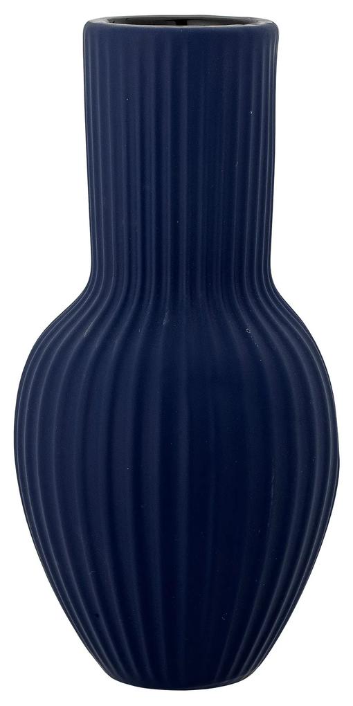 Vază albastră din ceramică 26 cm Christal Bloomingville