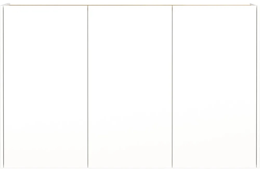 Dulap alb cu aspect de lemn de stejar suspendat 138x87x25 cm Libbiano – Germania