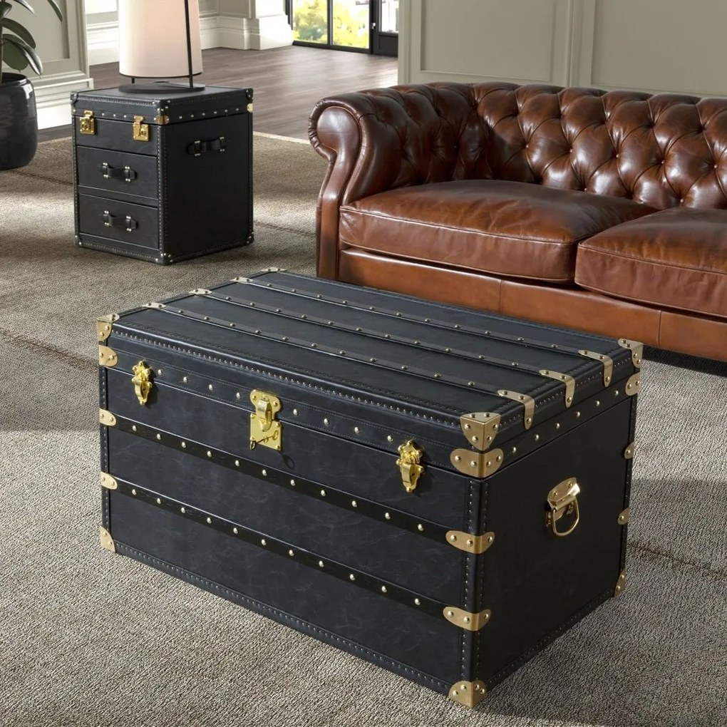 Cufar LUX design italian Black leather