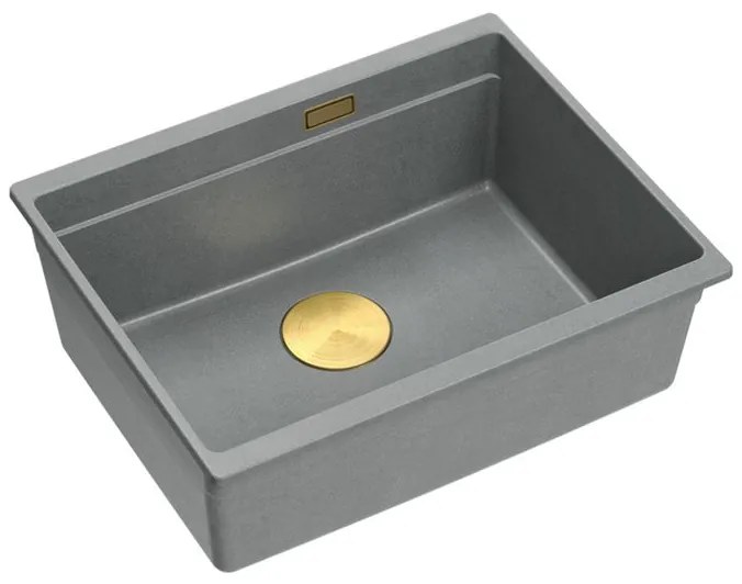 Chiuveta din granit Logan 100 gri metalic