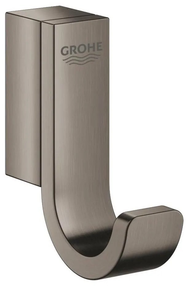 GROHE 41039AL0 - Cârlig pentru halat de baie SELECTION, 5,2 cm × 1,5 cm × 4,4 cm, grafit