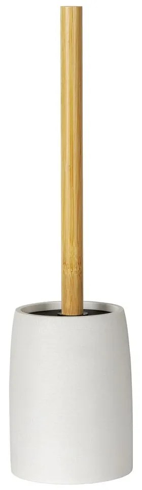 Perie de WC albă din polirășină Altavalle – Wenko