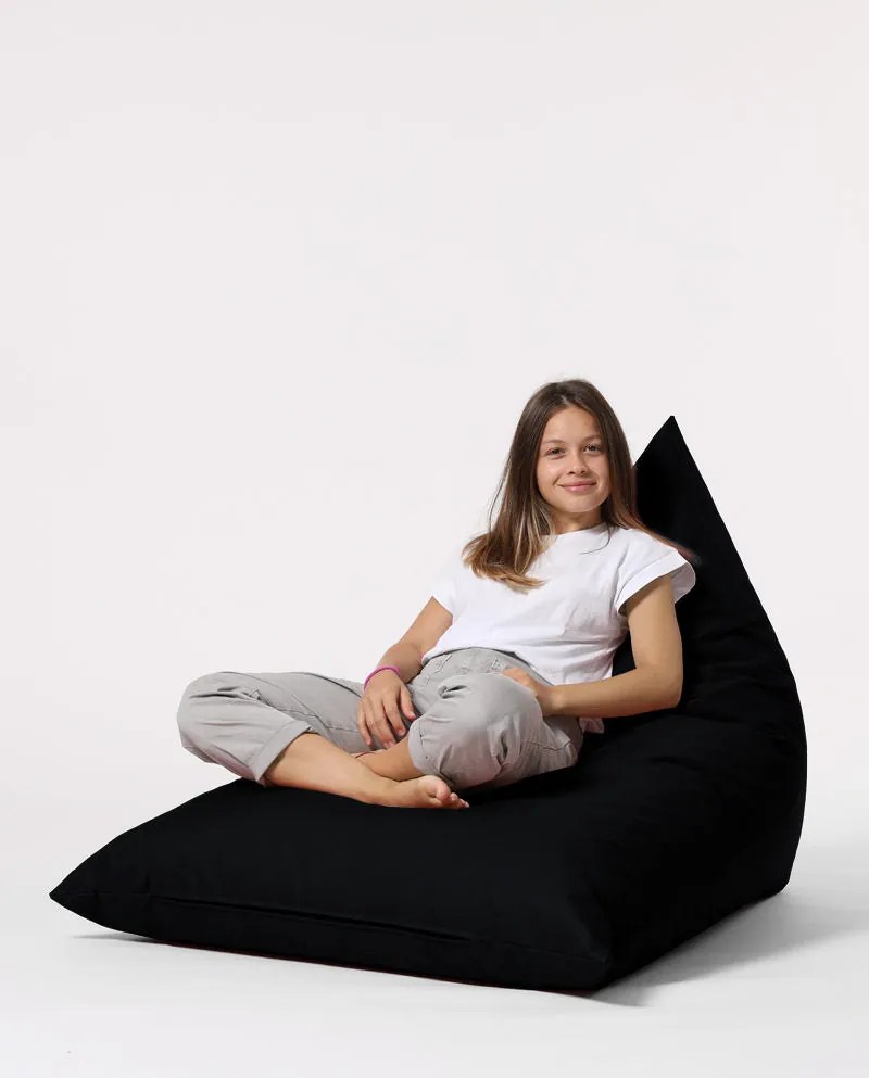 Fotoliu puf pentru grădină Pyramid Big Bed Pouf - Black