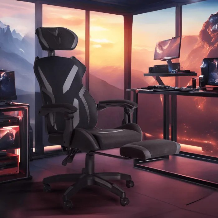 JAKS Scaun de gaming MAXIMO negru