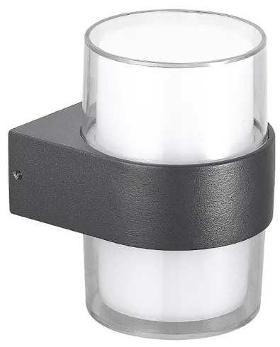 Aplica LED de perete exterior moderna IP54 LARS ROUND 3000K