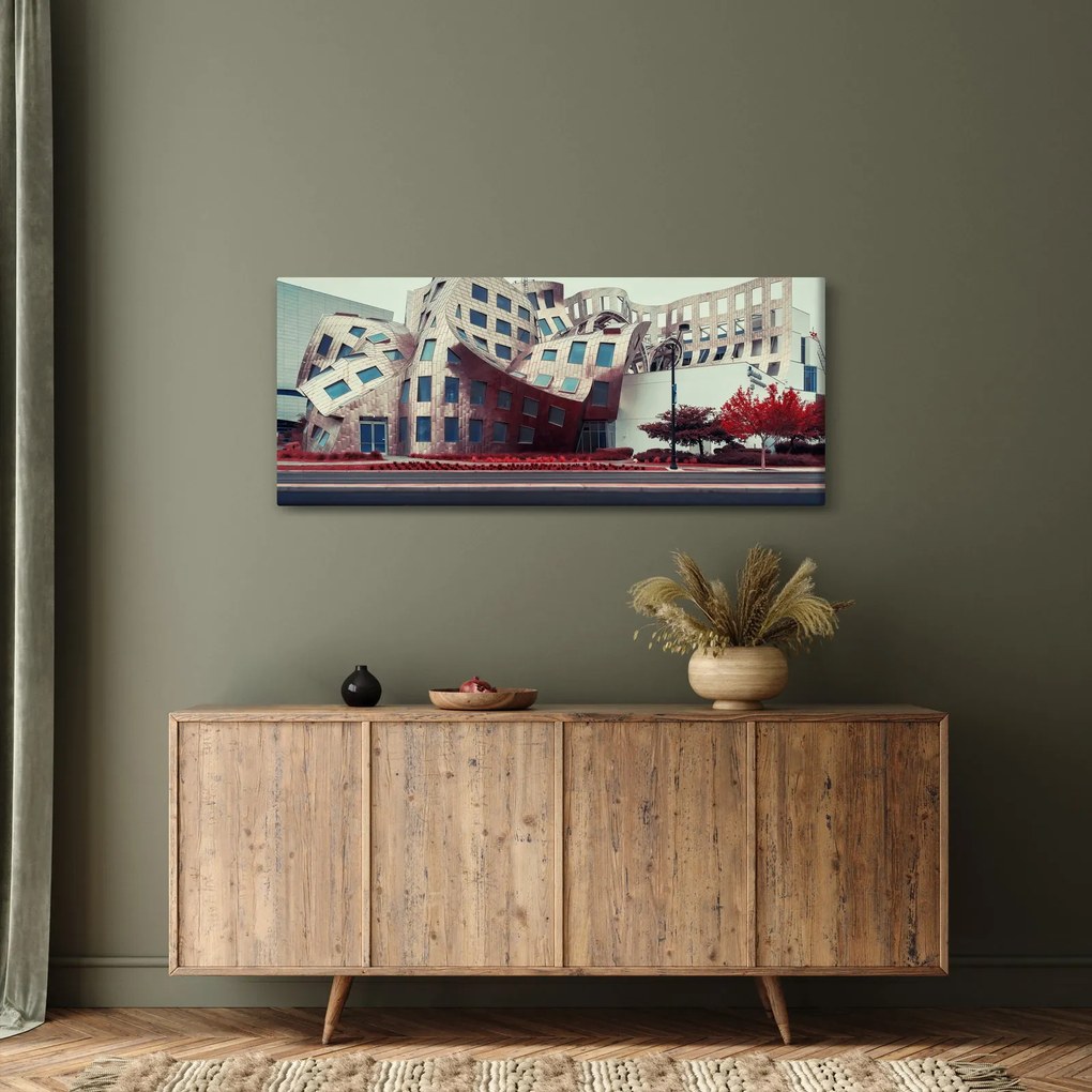Tablou - construcție arhitectonică (120x50 cm)