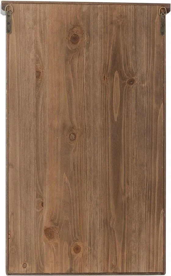 Vitrină neagră din lemn de brad suspendată 50x80x14 cm Hazem – Bloomingville