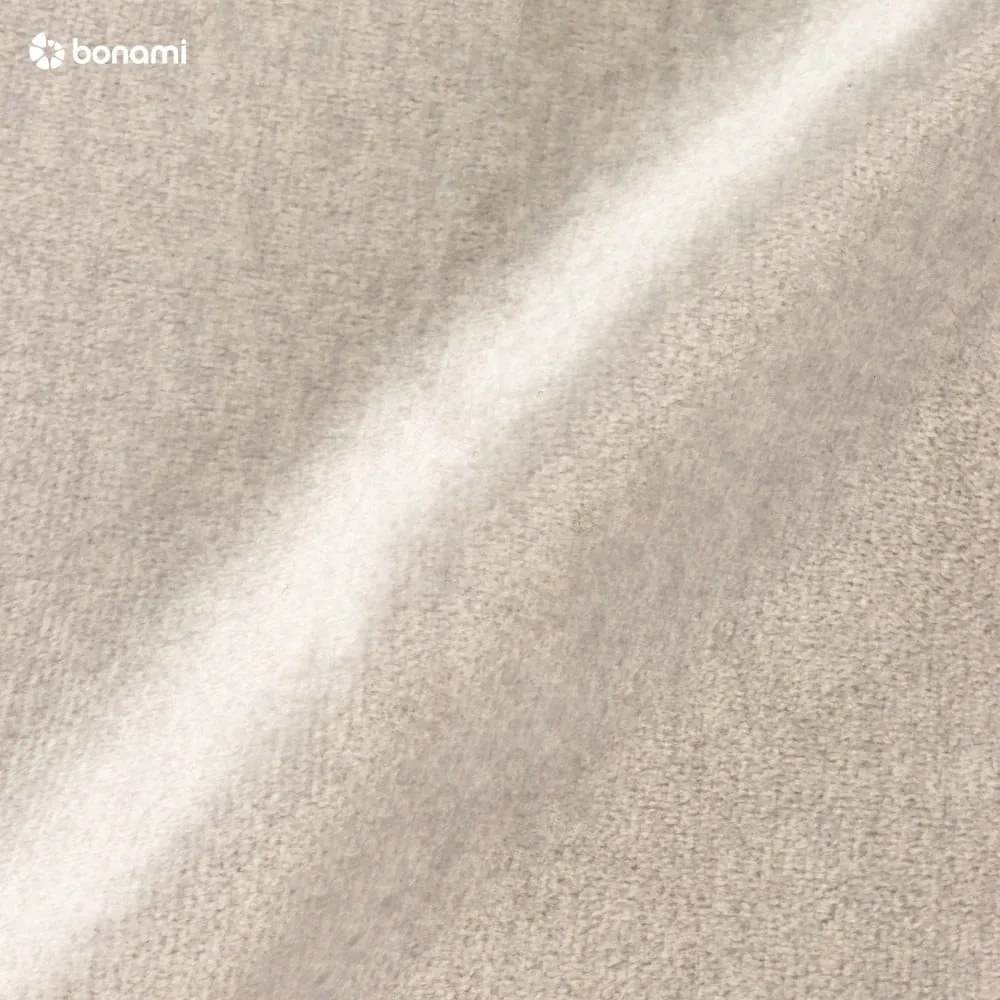 Colțar extensibil cu tapițerie de catifea și șezlong pe partea stângă Windsor &amp; Co Sofas Nuage, bej