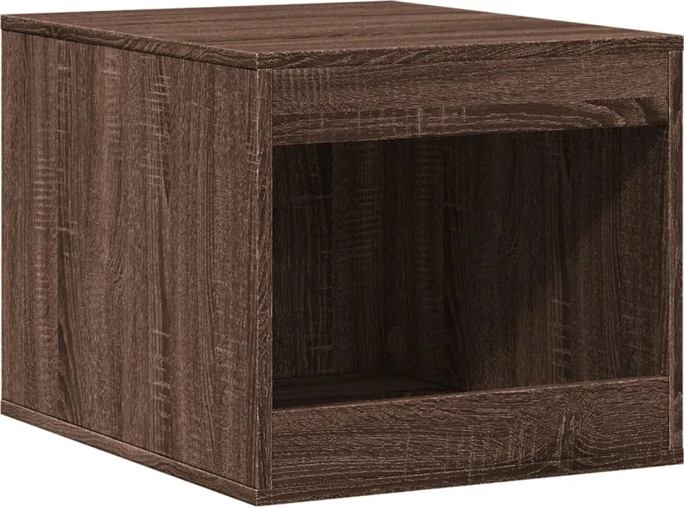 vidaXL Cutie litieră pisici stejar maro 47x59x42 cm lemn prelucrat