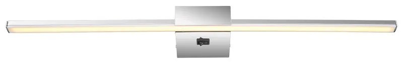 Aplica LED design modern Jaime argintiu, opal